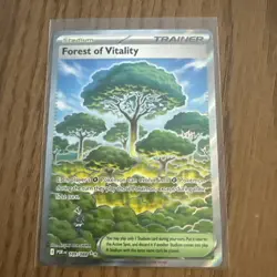 The Pokemon Company Forest of Vitality 109/088 Silver Tempest Secret Rare Holo - Image 1