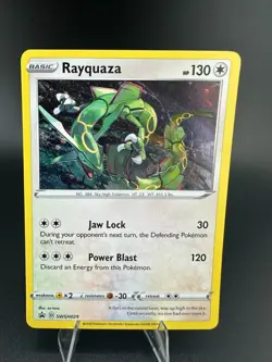 Rayquaza SWSH029 Holo Promo Sword & Shield Promo Pokemon Holo Near Mint - Image 1