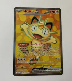 Meowth ex Holo Ultra Rare Perfect Order 107/088 Pokemon TCG - Image 1