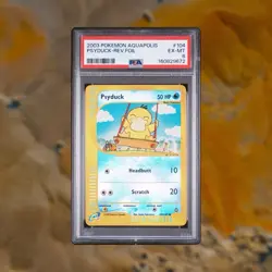 2003 POKEMON AQUAPOLIS #104 PSYDUCK-REVERSE FOIL PSA 6 NEW CERT - Image 2