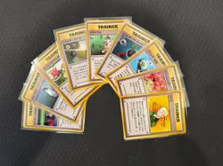 Vintage Japanese Pokemon Trainer Lot (9) Misty Lt Surge Gym/Base Set - Image 1