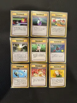 Vintage Japanese Pokemon Trainer Lot (9) Misty Lt Surge Gym/Base Set - Image 2