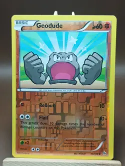 HP Pokemon - Geodude - 45/106 - Flashfire - Reverse Holo - Image 1