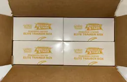 4x SEALED SWSH Brilliant Stars POKEMON CENTER ETB Elite Trainer Box WITH CASE - Image 1