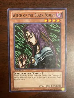 YU-GI-OH WITCH OF THE BLACK FOREST 1ST ED STARFOIL NM/MINT BP01-EN001 - Image 1