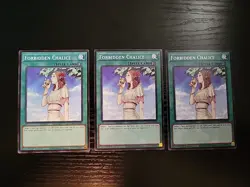 x3 Forbidden Chalice - L5DD-ENC20 - Common YuGiOh - Image 1
