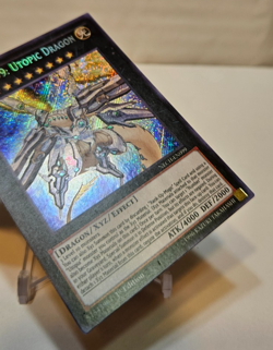 Number 99: Utopic Dragon NECH-EN099 Secret Rare 1st Edition Yugioh 2133 - Image 5