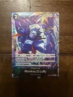 Monkey.D.Luffy (Alternate Art) OP15-092 Adventure on Kami's Island One Piece NM - Image 1
