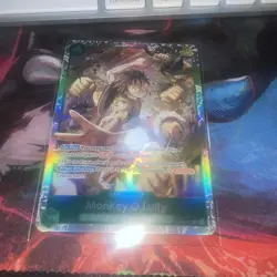 Monkey D. Luffy ST30-012 SR Foil EN One Piece Card Game ST30: - Image 1