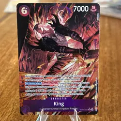 One Piece The Azure Sea’s Seven OP14 King EB04-031 R Alt Art English - Image 1