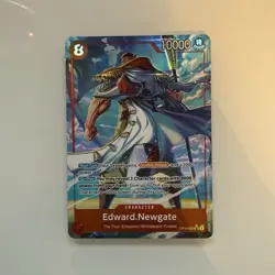 Edward Newgate (SR) ALT ART OP16-003 One Piece TCG The Time Of Battle NM - Image 1
