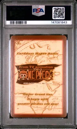 2001 Japanese One Piece CHB Sanji & Nami C517 PSA 9 MINT Grand Line Comp. 3 - Image 4