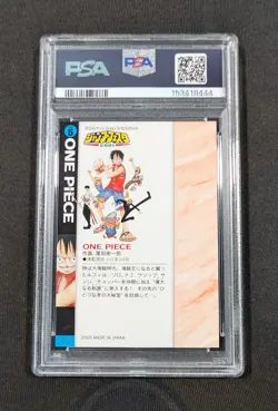 2000 Japanese Weekly Jump Festa One Piece #5 PSA 9 MINT Monkey D. Luffy - Image 2