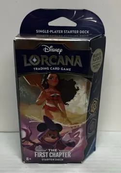 Disney - Lorcana TCG - The First Chapter - Starter Deck - Sorcerer Mickey & Moan 4050368981707 - Image 1