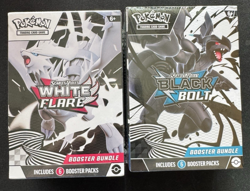 Pokemon Black Bolt and White Flare Booster Bundle Lot - Set of 2 Sealed New - Image 1