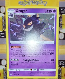 Pokemon Gengar Sun & Moon Unbroken Bonds 70/214 Non-Holo Rare NM - Image 4