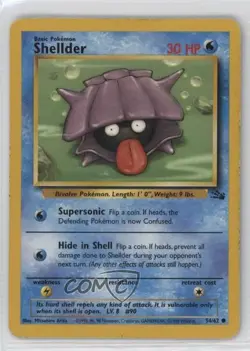 Shellder Pokemon Fossil #54 1999 - Image 1