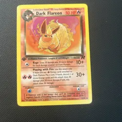 Pokemon TCG 1st Edition Dark Flareon 35/82 Team Rocket 2000 WOTC - Image 1