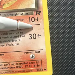Pokemon TCG 1st Edition Dark Flareon 35/82 Team Rocket 2000 WOTC - Image 4