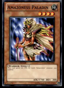Amazoness Paladin Gold Series 3 GLD3-EN004 MP YuGiOh TCG | Buy 10 Get 10 Free - Image 1