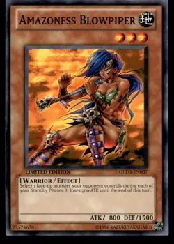 Amazoness Blowpiper Gold Series 3 GLD3-EN007 MP YuGiOh TCG | Buy 10 Get 10 Free - Image 1