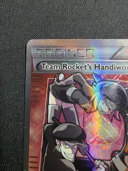 Team Rocket's Handiwork 124/124 Fates Collide Full Art Ultra Rare Holo Pokemon - Image 3