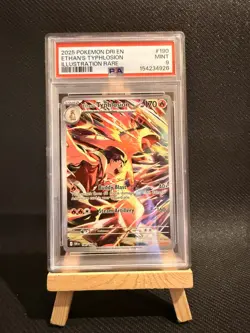 Pokemon Destined Rivals Ethan’s Typhlosion Illustration Rare 190/182 PSA 9 Mint - Image 1