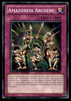 Amazoness Archers Gold Series 3 GLD3-EN046 MP YuGiOh TCG | Buy 10 Get 10 Free - Image 1