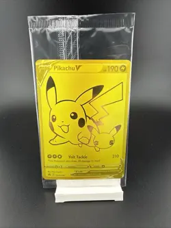 Sealed Pokemon TCG Pikachu V SWSH145 Sword & Shield Promo Full Art Holo English - Image 1