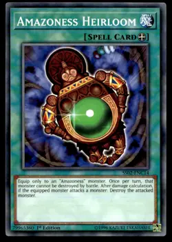 Amazoness Heirloom Speed Duel Decks: Duelists of Tomorrow SS02-ENC14 MP YuGiOh T - Image 1