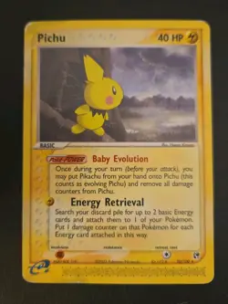 Pokemon TCG 20/100 Pichu Sandstorm Regular E-Reader - Image 1