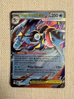 Mega Greninja ex 22/86 Double Rare Pokemon Chaos Rising NM - Image 1