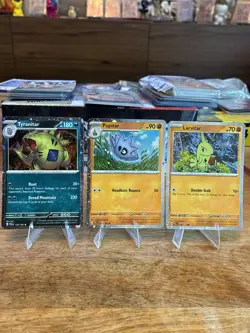 Pokemon Larvitar 110/193 Pupitar 111/193 Tyranitar 135/193 Cosmo Holo NM - Image 1