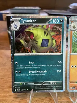 Pokemon Larvitar 110/193 Pupitar 111/193 Tyranitar 135/193 Cosmo Holo NM - Image 2