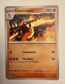 Charmeleon 005/165 Sv: Scarlet & Violet 151 Regular Pokemon - Image 1