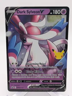 💥Pokemon SWSH: Sword & Shield Promo Dark Sylveon V SWSH134 Holo Celebrations NM - Image 1