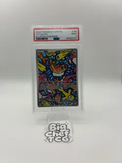 2024 POKEMON TWM EN-TWILIGHT MASQUERADE #186 TATSUGIRI ILLUSTRATION RARE PSA 9 - Image 1