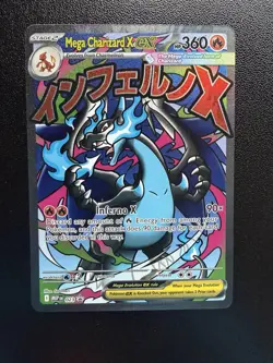 Mega Charizard X EX 023 Me: Mega Evolution Promo Holo ENG 360HP - Image 1