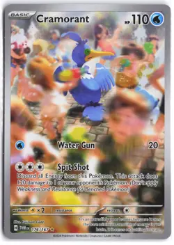 Cramorant 176/167 Illustration Rare Twilight Masquerade Pokemon NM - Image 1