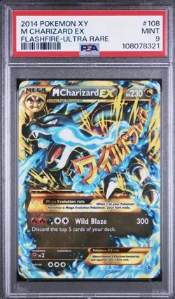 Pokemon 2014 Flashfire M Charizard EX #108 & #13 - Image 3