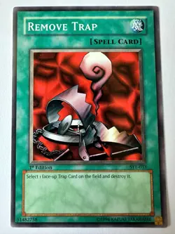Yugioh Remove Trap SYE-033 1st Edition Common Good Condition - Image 1