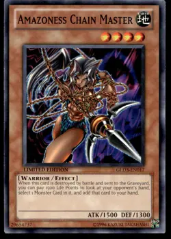 Amazoness Chain Master Gold Series 3 GLD3-EN017 MP YuGiOh TCG | Buy 10 Get 10 Fr - Image 1