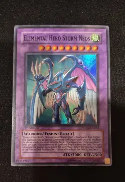Yugioh - Elemental Hero Storm Neos - 1st PTDN-EN043 - Super Rare - NM ~ LP - Image 1