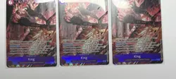 Lot Of 3 : One Piece OP14 The Azure Sea’s Seven - King EB04-031 R ENGLISH - Image 3