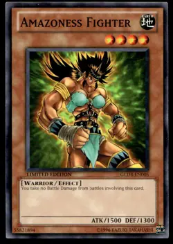 Amazoness Fighter Gold Series 3 GLD3-EN005 MP YuGiOh TCG | Buy 10 Get 10 Free - Image 1