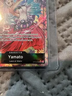 One Piece Bandai Yamato Alternate Art Foil SR Character OP16-098 English - Image 4