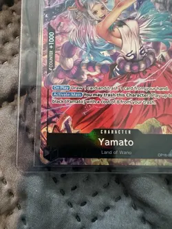 One Piece Bandai Yamato Alternate Art Foil SR Character OP16-098 English - Image 5