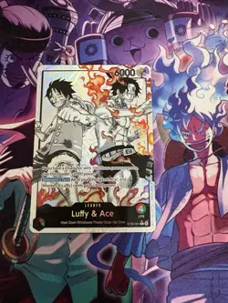 Luffy and Ace Parallel Alt Art Starter Deck EX: Luffy & Ace ST30-001 English NM - Image 1