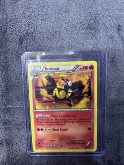 Emboar BW21 Black & White Black Star Promo Holo Pokemon Card NM - Image 1