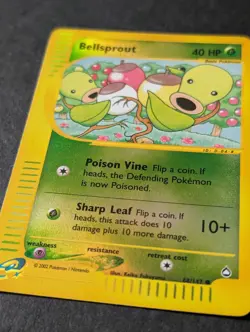 Pokemon Card: Bellsprout 68/147 REVERSE HOLO Aquapolis Vintage e-Reader - Image 4